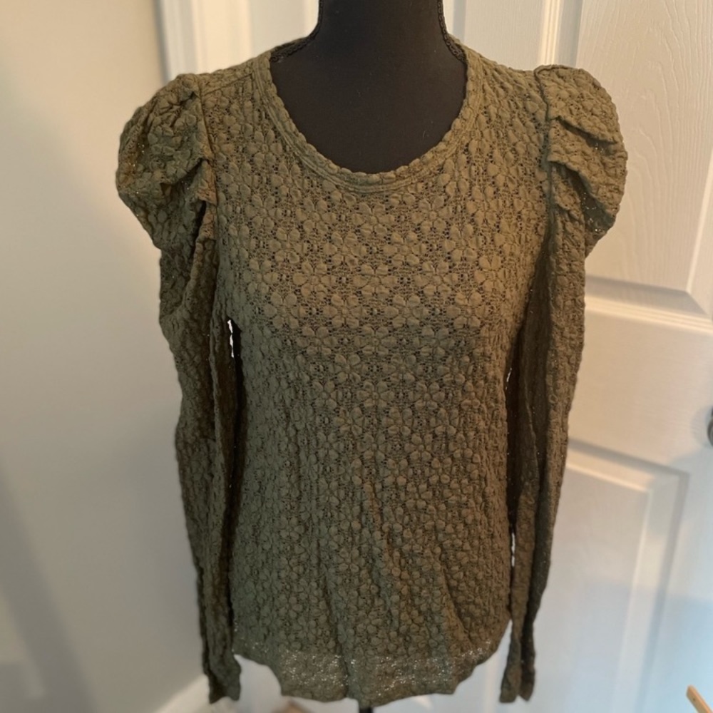 Olive green Loft top